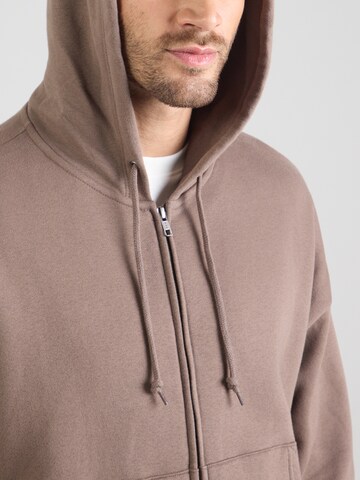 GAP Sweatjacke in Braun