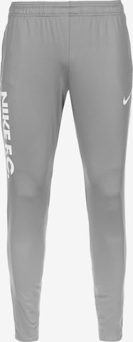 NIKE Workout Pants in Grey: front