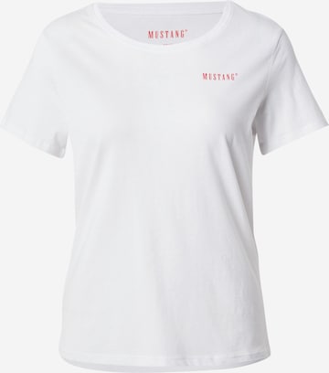 MUSTANG Paita 'Alma' värissä valkoinen: etupuoli