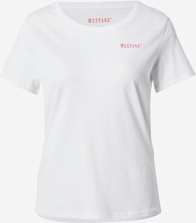 Marškinėliai 'Alma' iš MUSTANG, spalva – raudona / balta, Prekių apžvalga