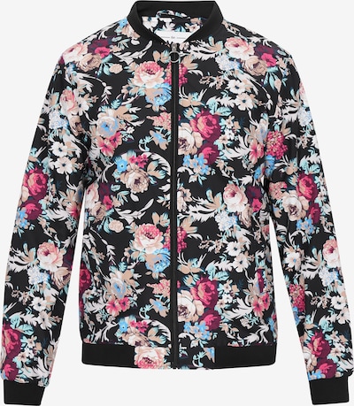 MO Välikausitakki värissä beige / vaaleansininen / vadelma / musta, Tuotenäkymä