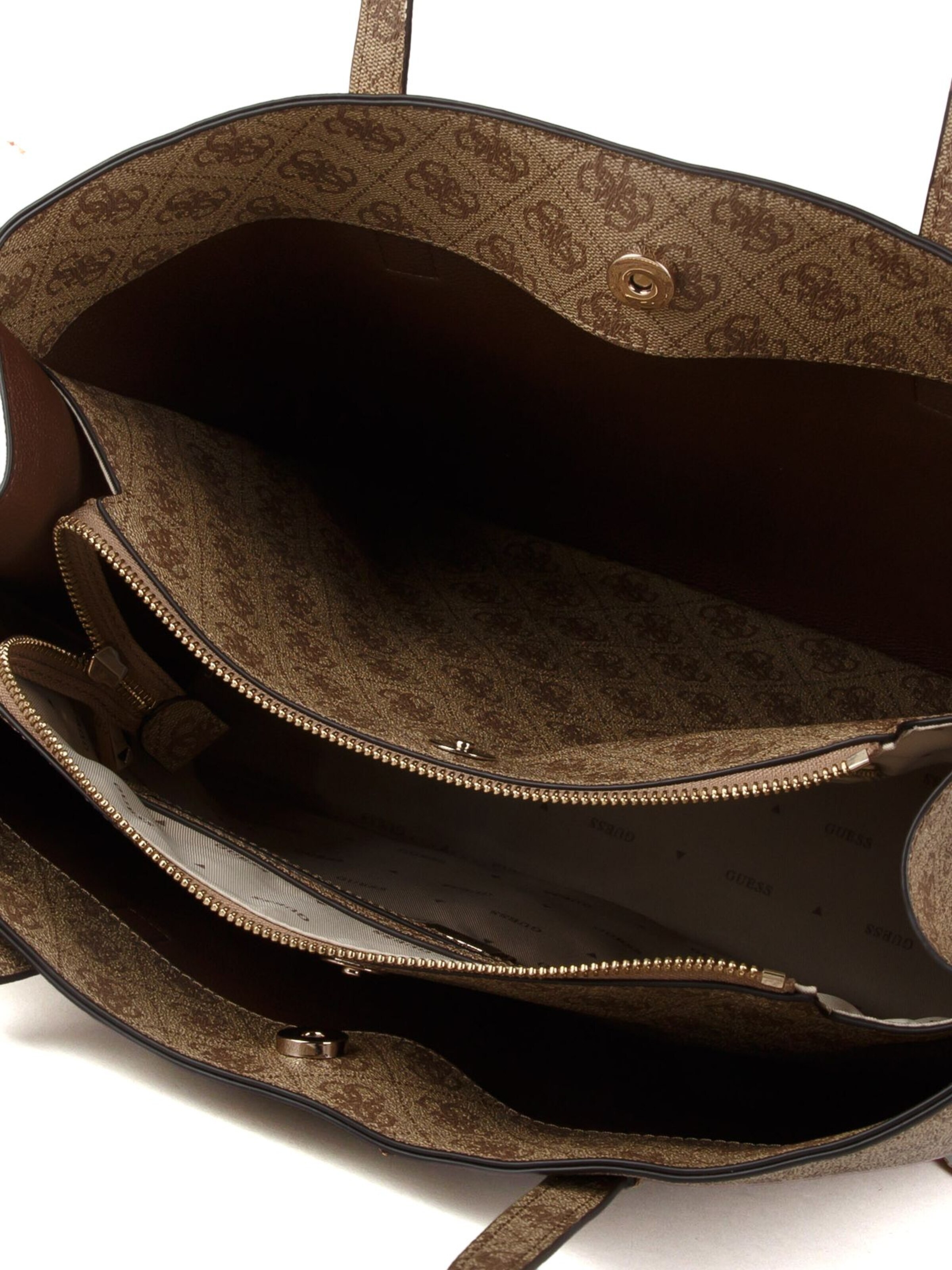 GUESS - Bolso de mano 'Meridian' en marrón