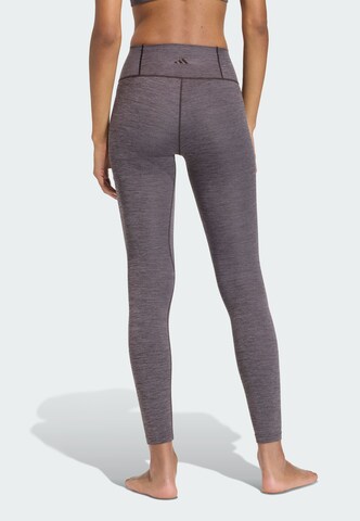 Skinny Pantaloni sportivi 'All Me' di ADIDAS PERFORMANCE in marrone