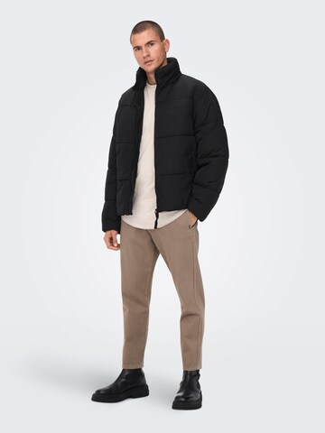 Only & Sons Winter Jacket 'Everett' in Black