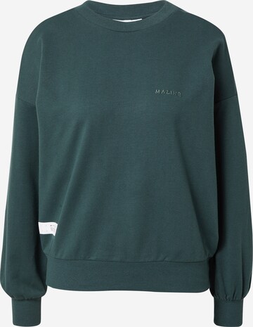 mazine Sweatshirt 'Laura' in Grün: predná strana