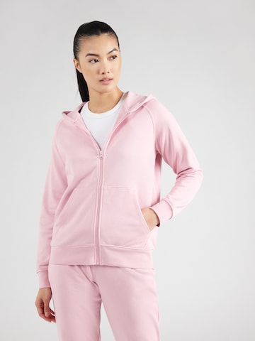 4F Sports sweat jacket in Pink: front