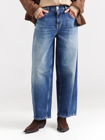 zils Herrlicher Vaļīgs piegriezums Džinsi: no priekšpuses