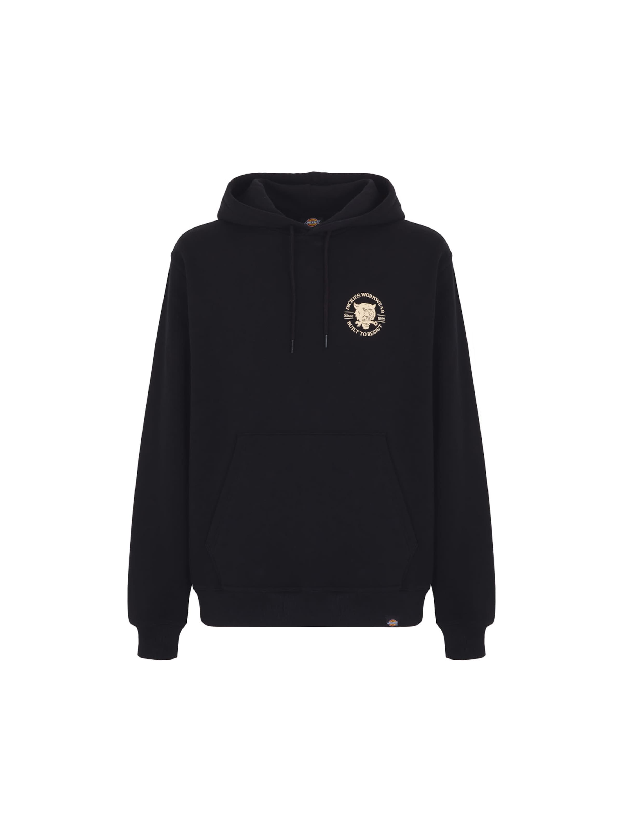 DICKIES Μπλούζα φούτερ 'Wrench' σε μαύρο: μπροστά