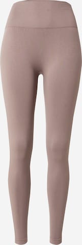 Athlecia Skinny Sporthose 'Missori' in Braun: Vorderseite