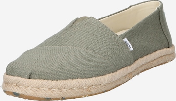 TOMS Espadrilles 'ALPARGATA ROPE' in Green: front