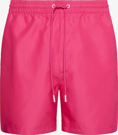 Calvin Klein Swimwear Badeshorts in pink / weiß, Produktansicht