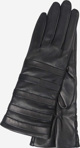 Gretchen Full Finger Gloves in Black: front