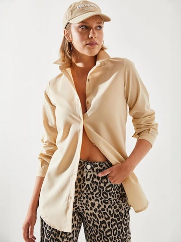 Camicia da donna di Bianco Lucci in beige