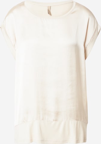 Soyaconcept T-shirt 'THILDE' i beige: framsida