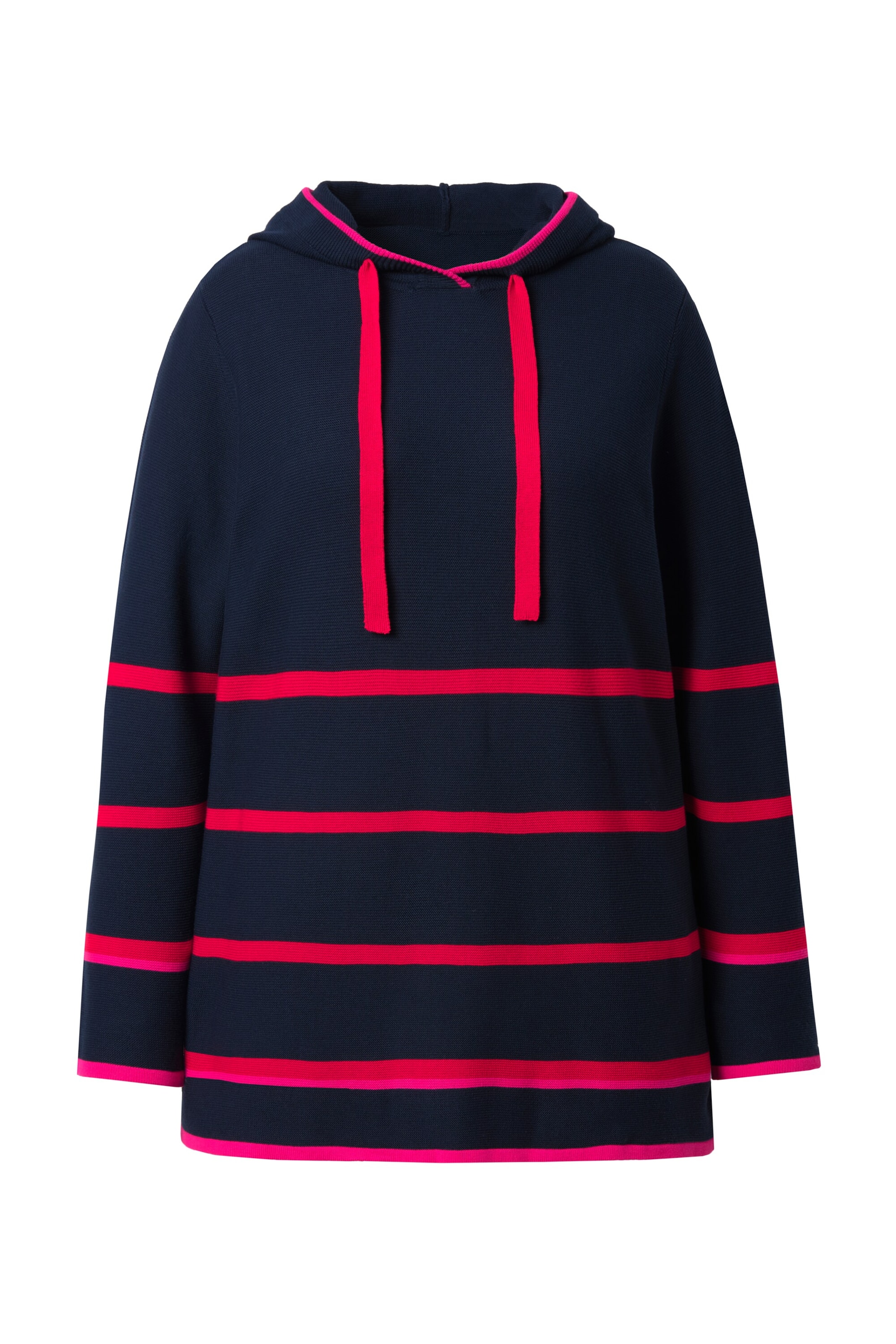 Pull-over oversize Ulla Popken en bleu : devant
