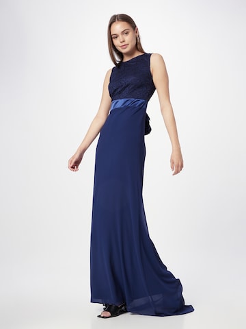 TFNC Večerna obleka 'HALANNA' | modra barva