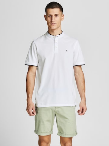 JACK & JONES T-shirt 'Paulos' i vit: framsida