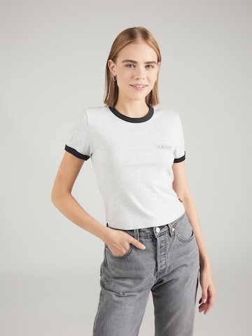 LEVI'S ® Shirt 'Graphic Mini Ringer' in White: front