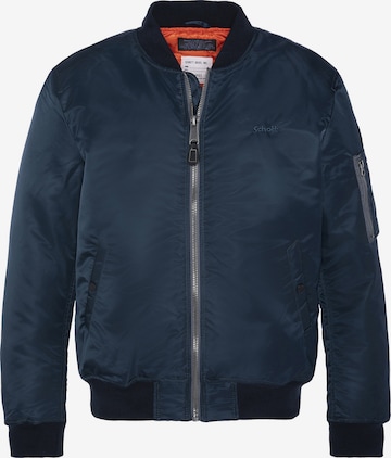 Schott NYC Übergangsjacke in Blau: Vorderseite