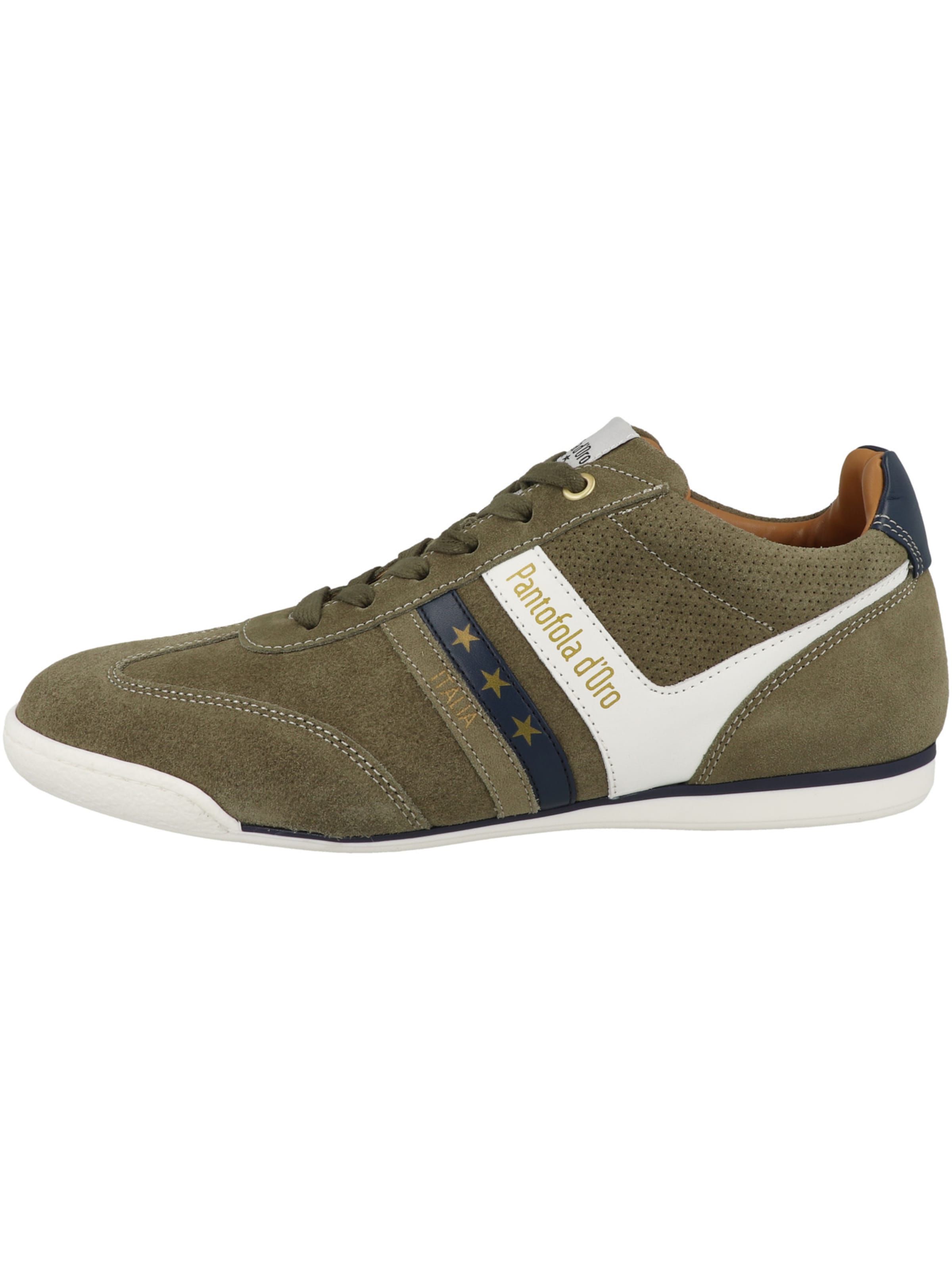 PANTOFOLA D'ORO Sneakers laag 'Vasto Suede' in Groen: voorkant