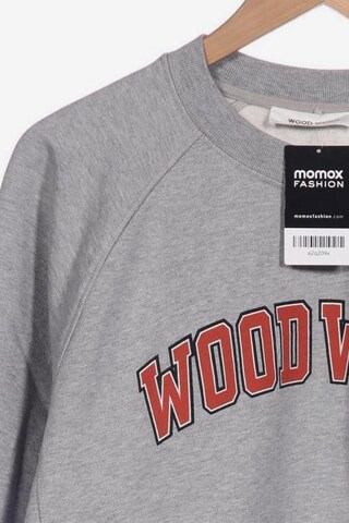WOOD WOOD Sweatshirt & Zip-Up Hoodie in L in Grey