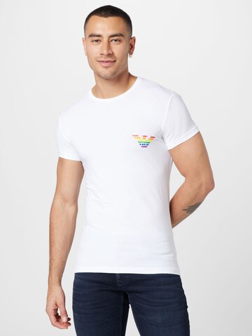 Emporio Armani T-Shirt in Weiß: predná strana