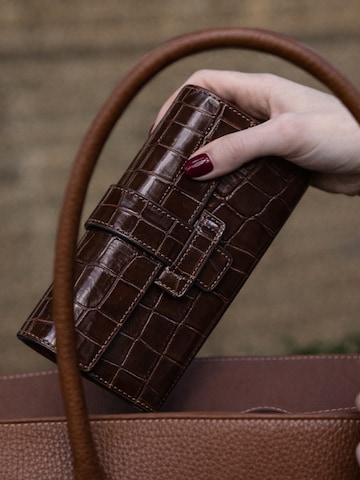 Porte-monnaies 'DEAN CROC' Cheval Firenze en marron