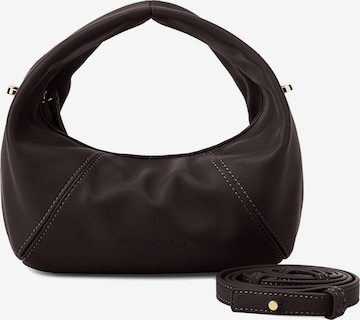 Les Visionnaires Schultertasche 'Greta' in Braun: Vorderseite