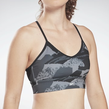 Reebok Bustier Sport-BH in Grau