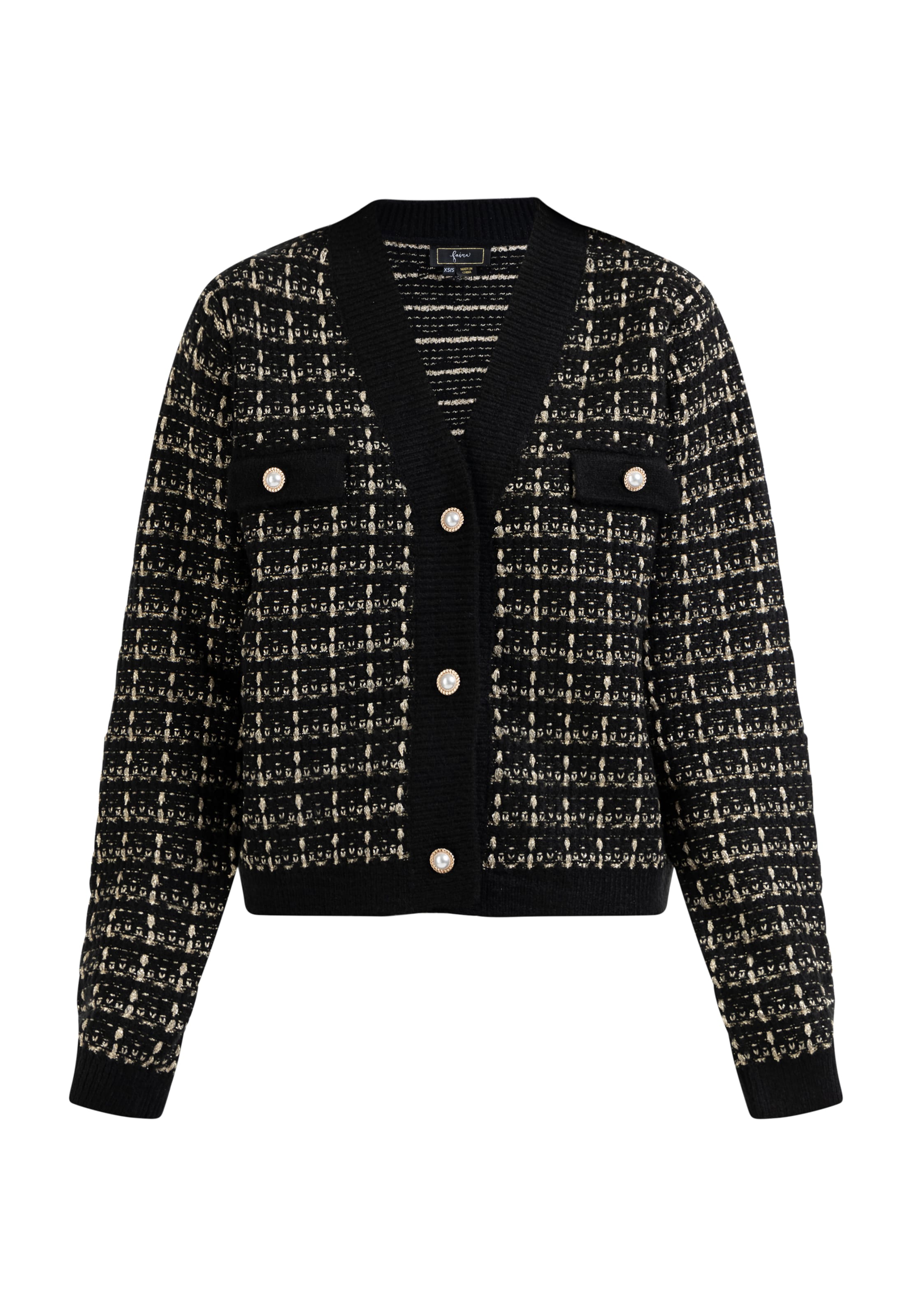 faina Kampsun, värv must: eest vaates