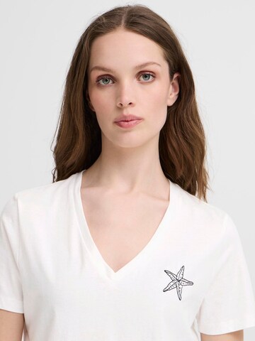 T-shirt ' IHCAMINO ' ICHI en blanc