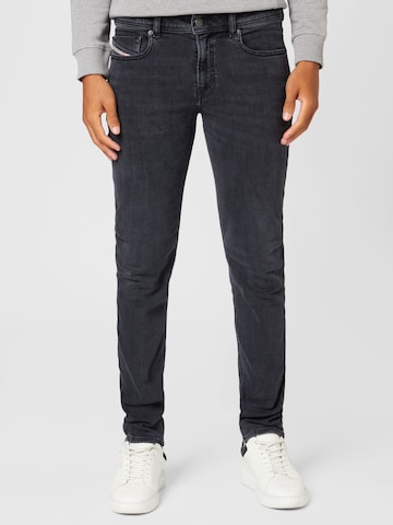 DIESEL Regular Jeans 'SLEENKER' in Schwarz: predná strana