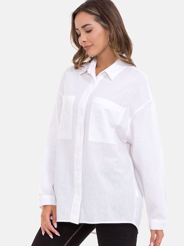 CIPO & BAXX Blouse 'WH125' in Wit