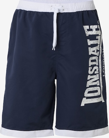LONSDALE Board Shorts 'Clennell ' in Blue: front