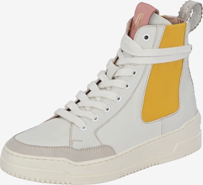 Crickit Sneakers hoog 'MAXIE' in de kleur Geel / Grijs / Pink / Wit, Productweergave
