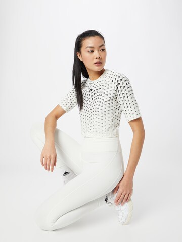 ADIDAS PERFORMANCE Λειτουργικό μπλουζάκι 'Brand Love' σε λευκό