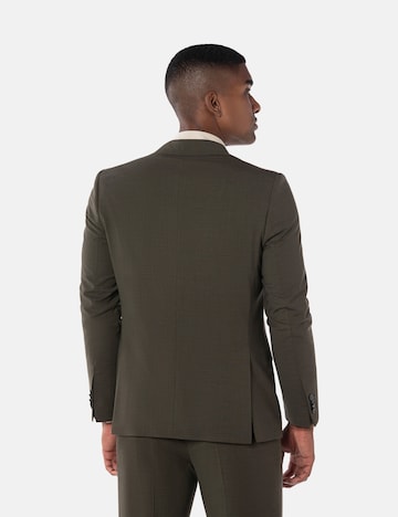 BENVENUTO Slim Fit Anzugsakko '4032', Model ist 186 cm groß und trägt Größe 50 in Grün