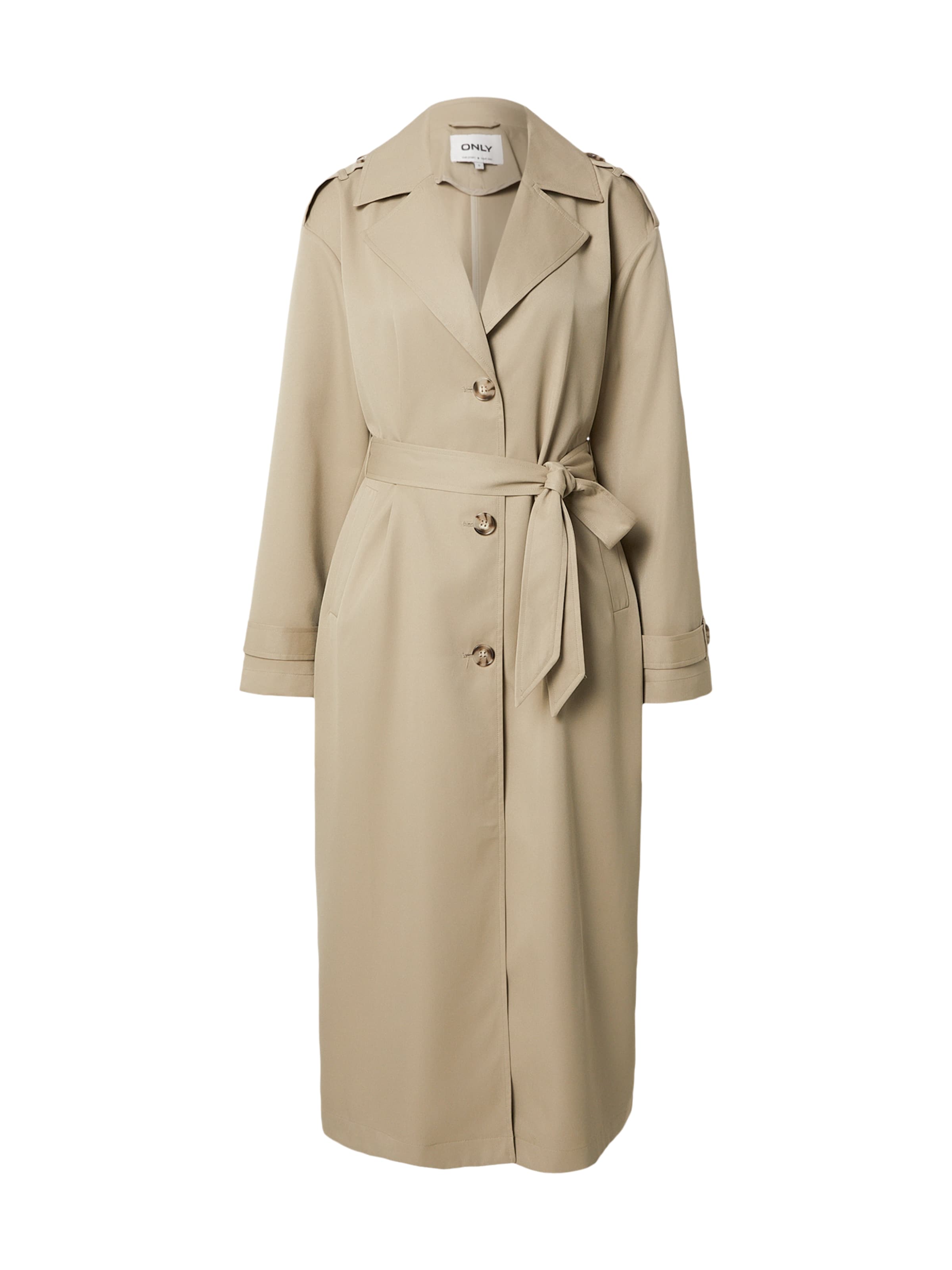 ONLY Демисезонное пальто 'ONLLine' в Серо-коричневый, Обзор товара
