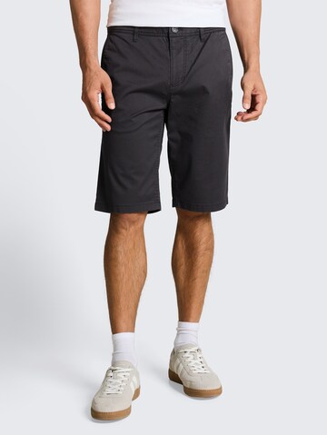 TOM TAILOR - Slimfit Pantalón chino en gris: frente