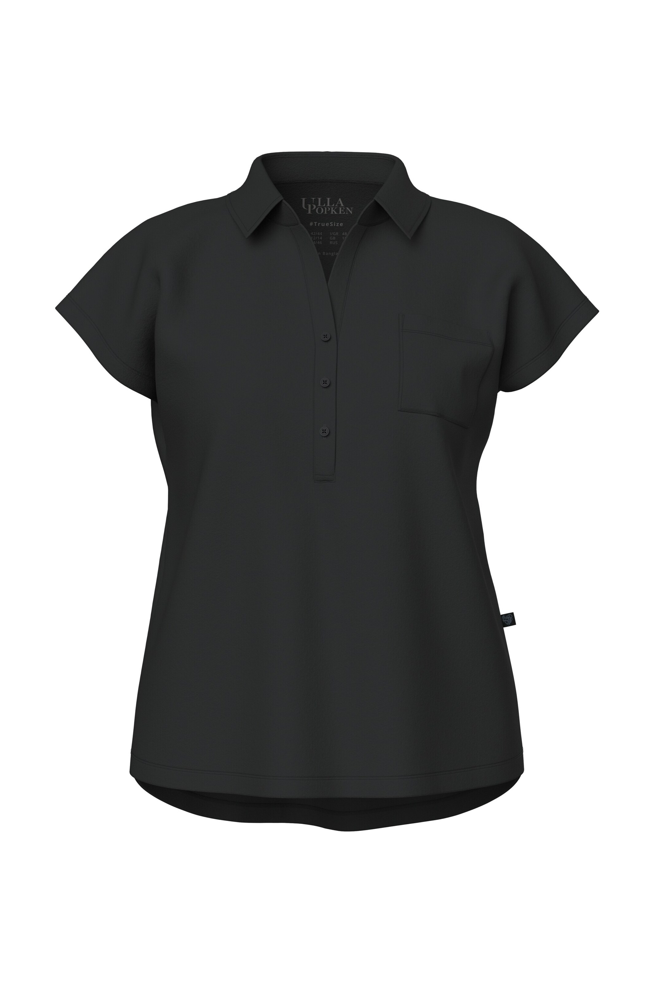 Ulla Popken Pyjama in Zwart