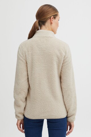 Oxmo Fleece jas in Beige