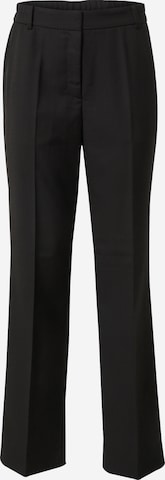 ESPRIT Regular Pleated Pants in Black: front