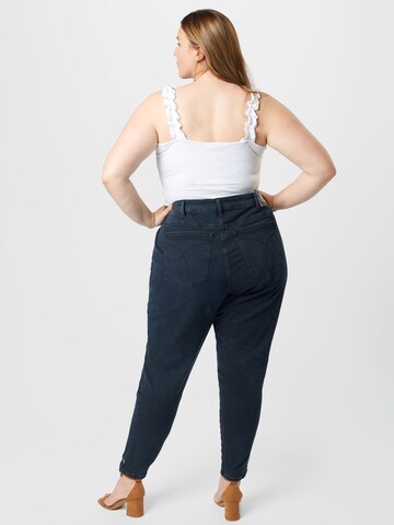 Calvin Klein Jeans Curve Slimfit Jeans i blå