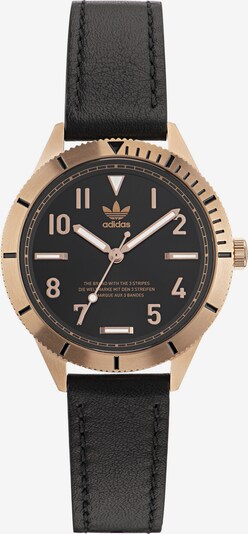ADIDAS ORIGINALS Analoog horloge ' Ao Fashion Edition Three Small ' in de kleur Goud / Zwart, Productweergave