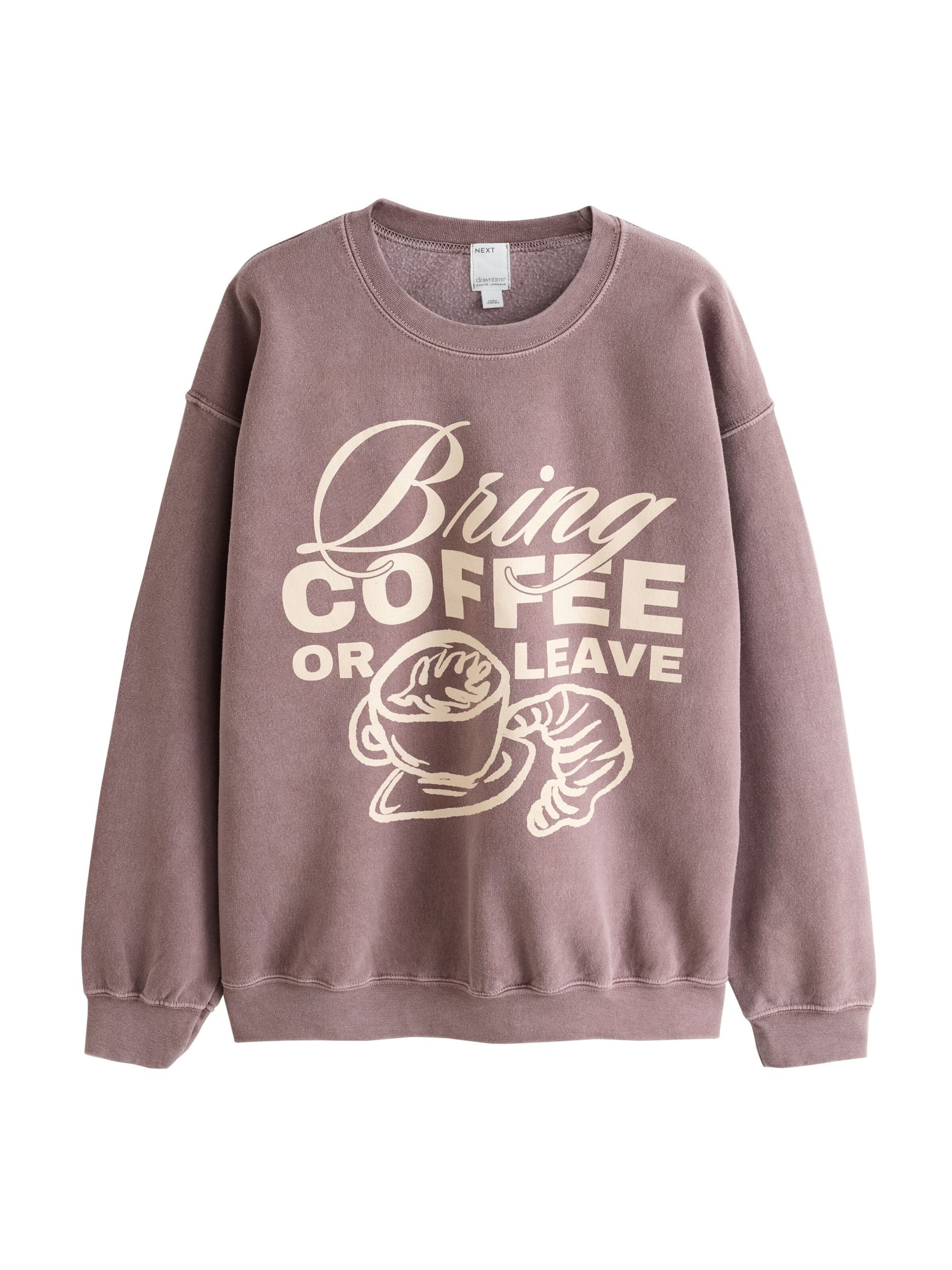 Next - Sudadera en marrón: frente