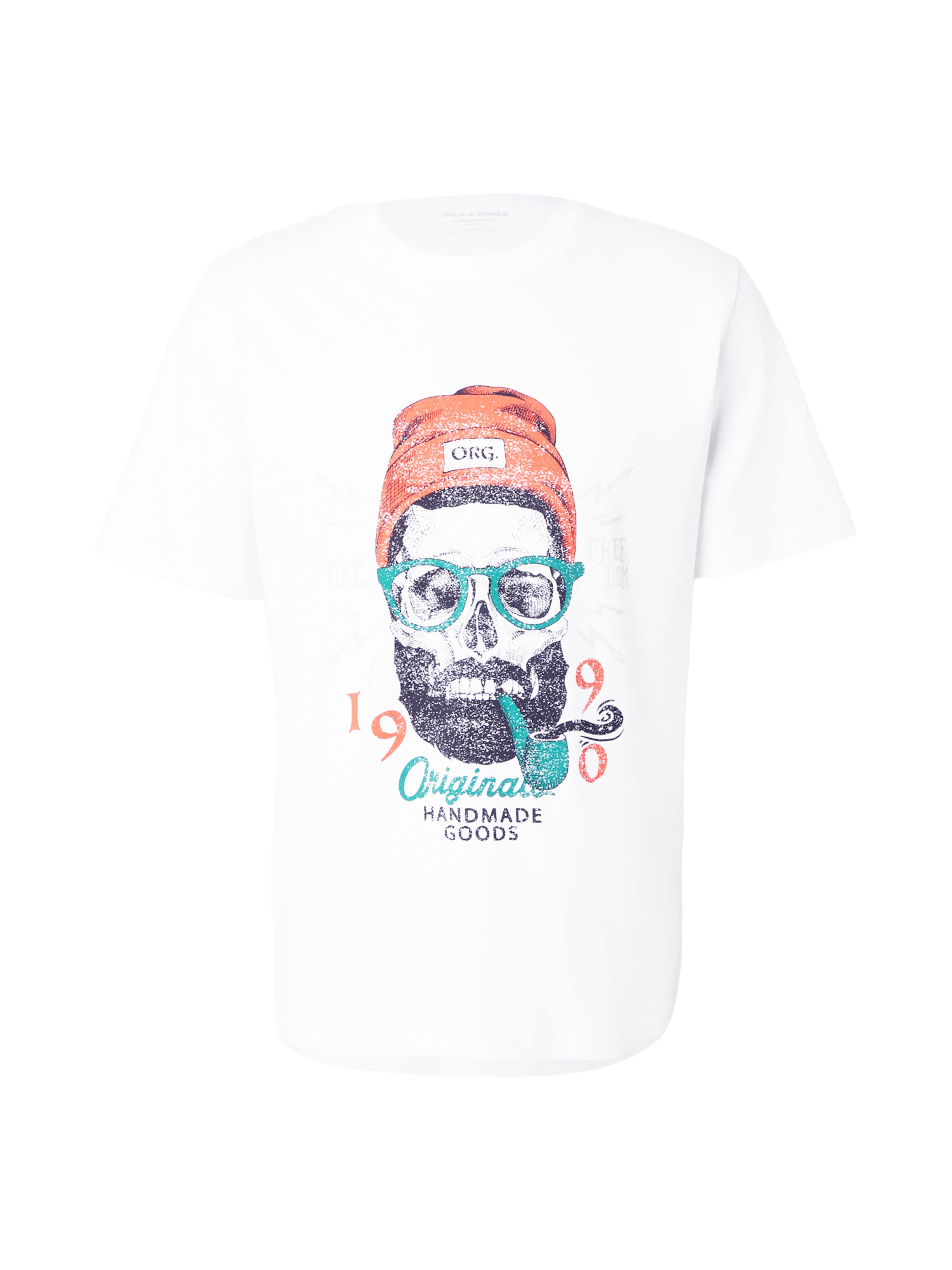 JACK & JONES Bluser & t-shirts 'JORSHAPE' i hvid: forside