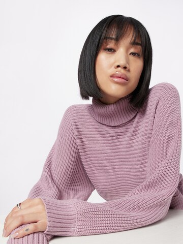 ABOUT YOU Sweater 'Linnea' in Purple