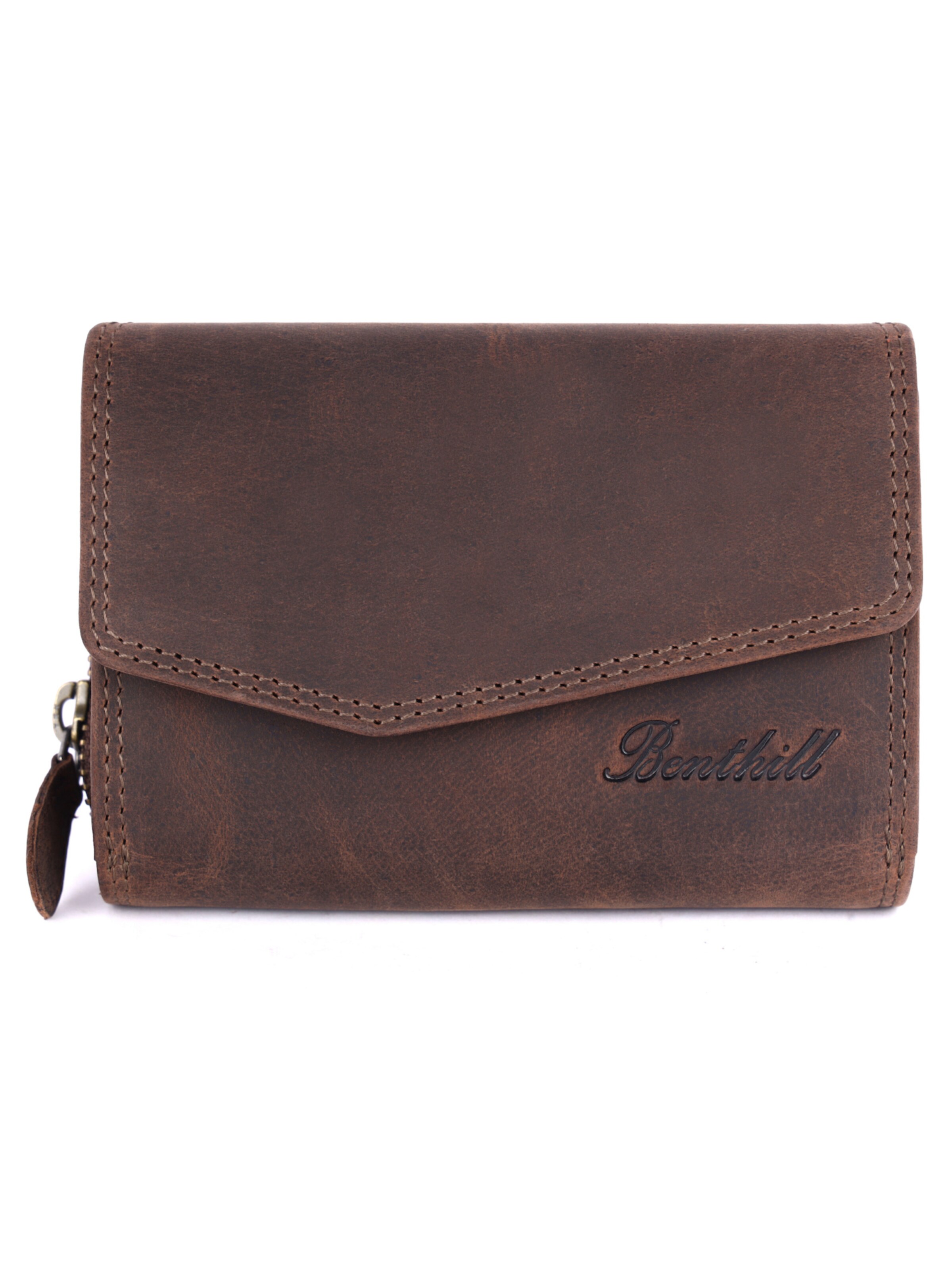 Benthill Wallet in Brown: front