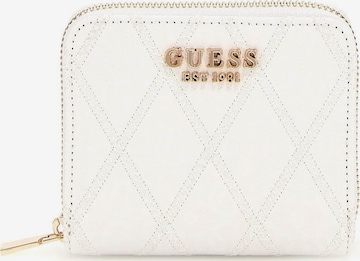 GUESS Wallet 'Adi' in White: front