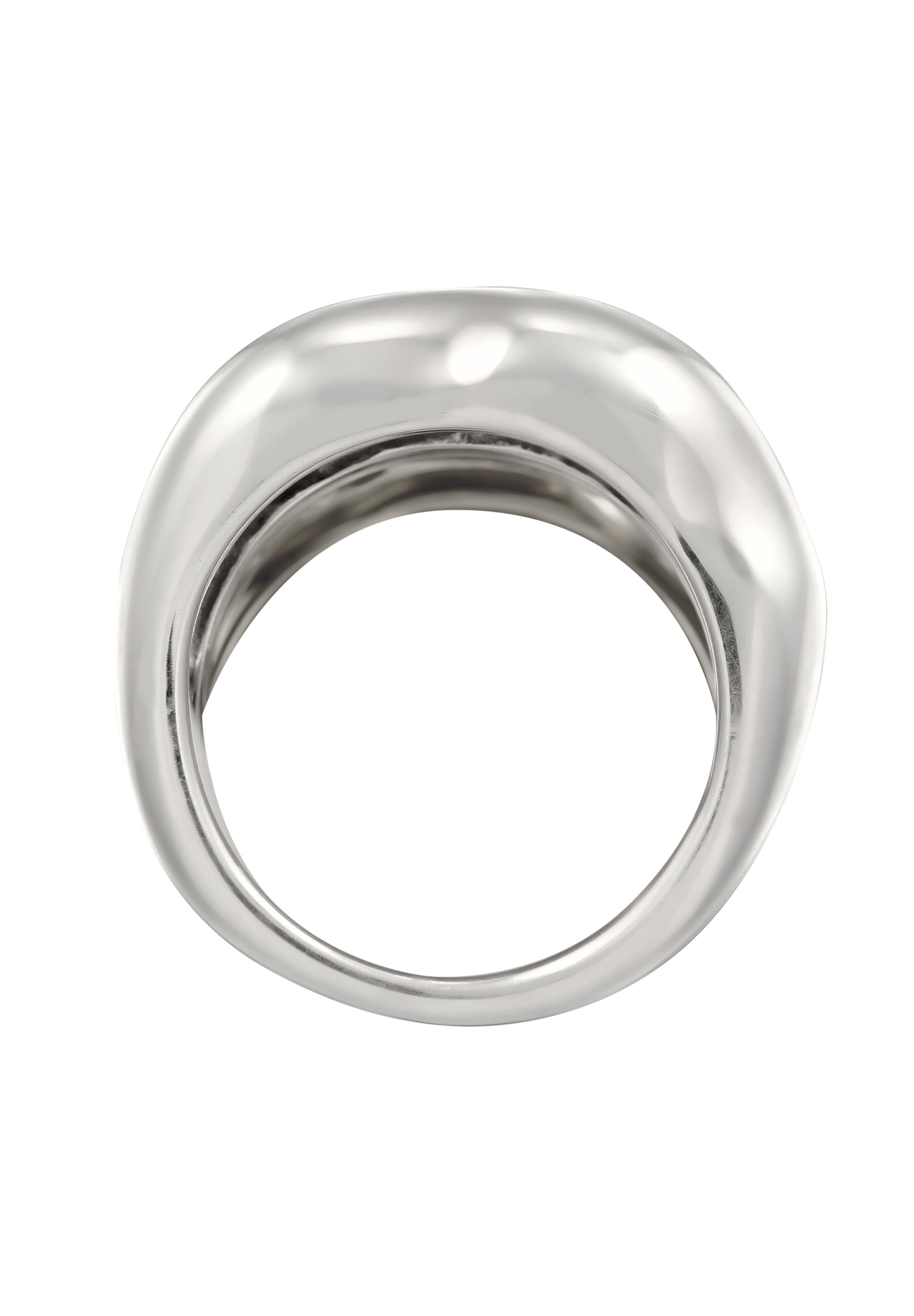 ELLI PREMIUM Ring 'Chunky Organic' in Silber